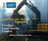 🔶LOGGING LAND CLEARING STUMP REMOVAL, WA LOGGING COMPANY Self Loader log hauling trucks 